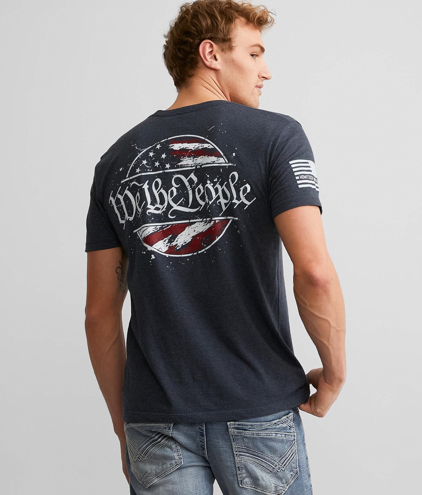 Howitzer We The People T-Shirt  - Grey - male - Size: Large