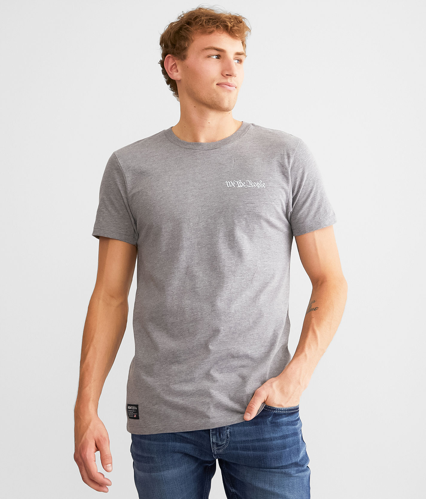 Howitzer We The People T-Shirt  - Grey - male - Size: 2L