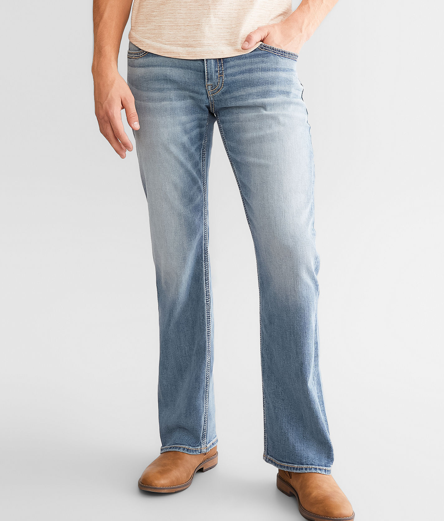 BKE Carter Boot Stretch Jean  - male - Size: 36x34;Long;Short;X-Long;Regular