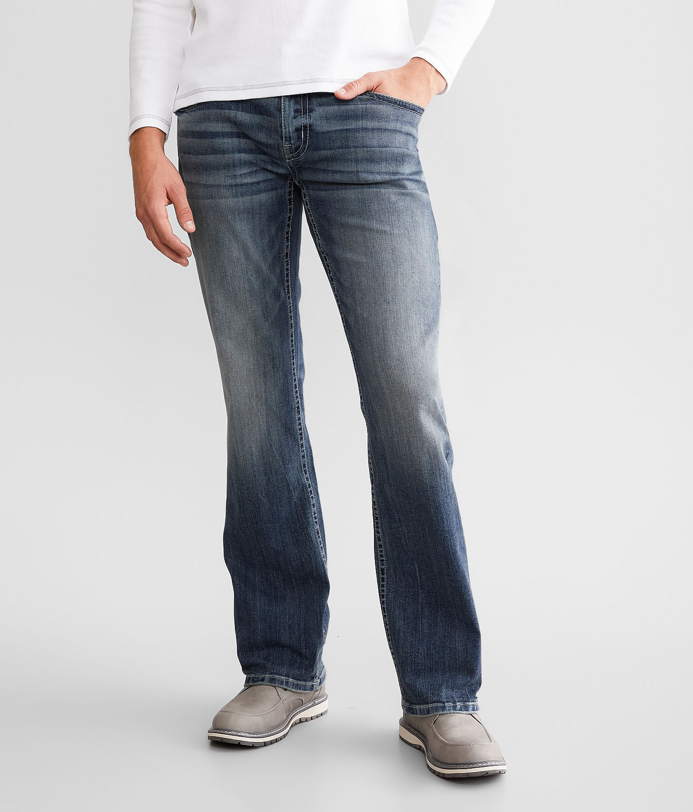 BKE Carter Boot Stretch Jean  - male - Size: 32x34;XX-Long;Short;Regular;X-Long;Long