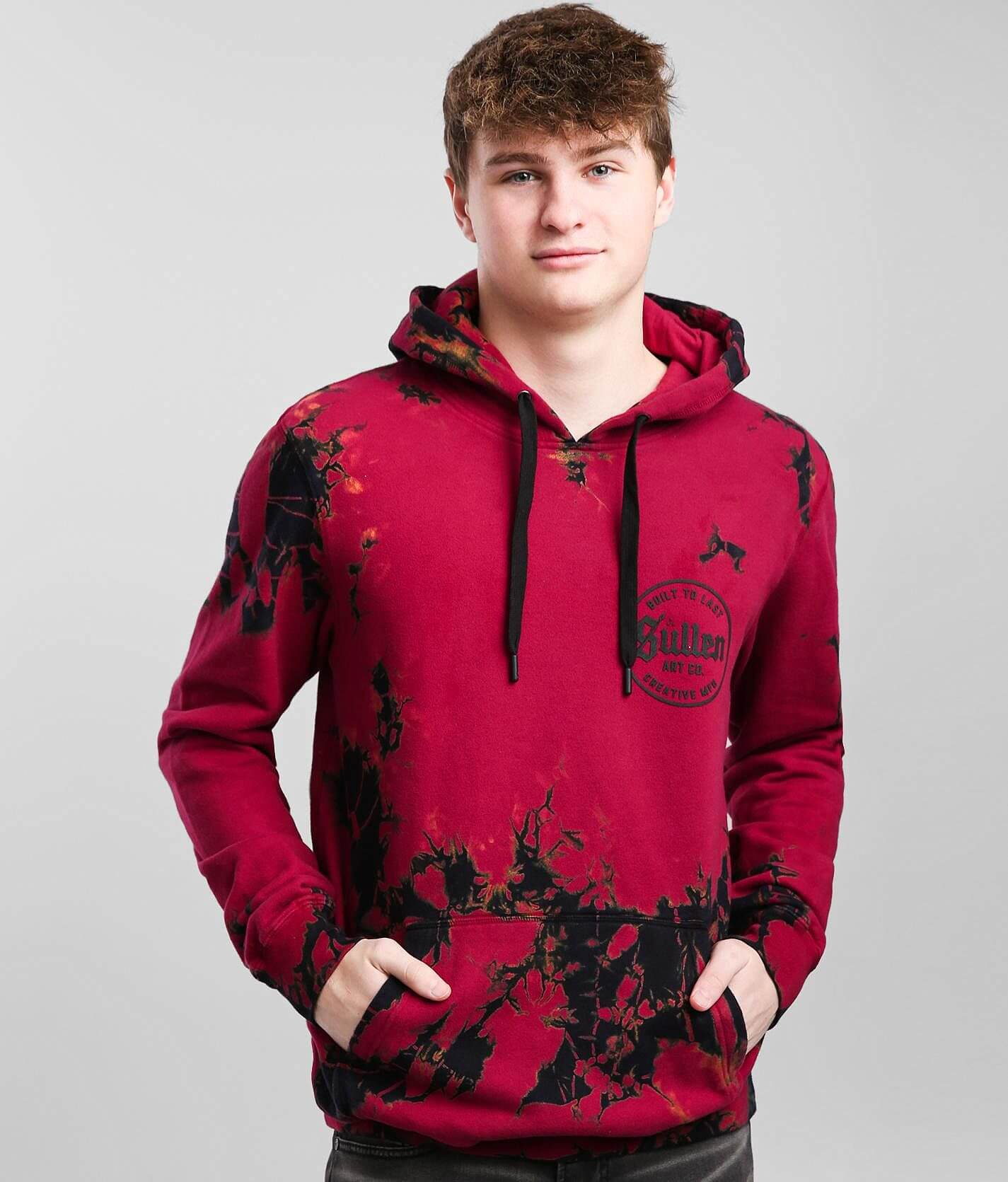 Sullen MGF Hooded Sweatshirt  - Red - male - Size: Medium