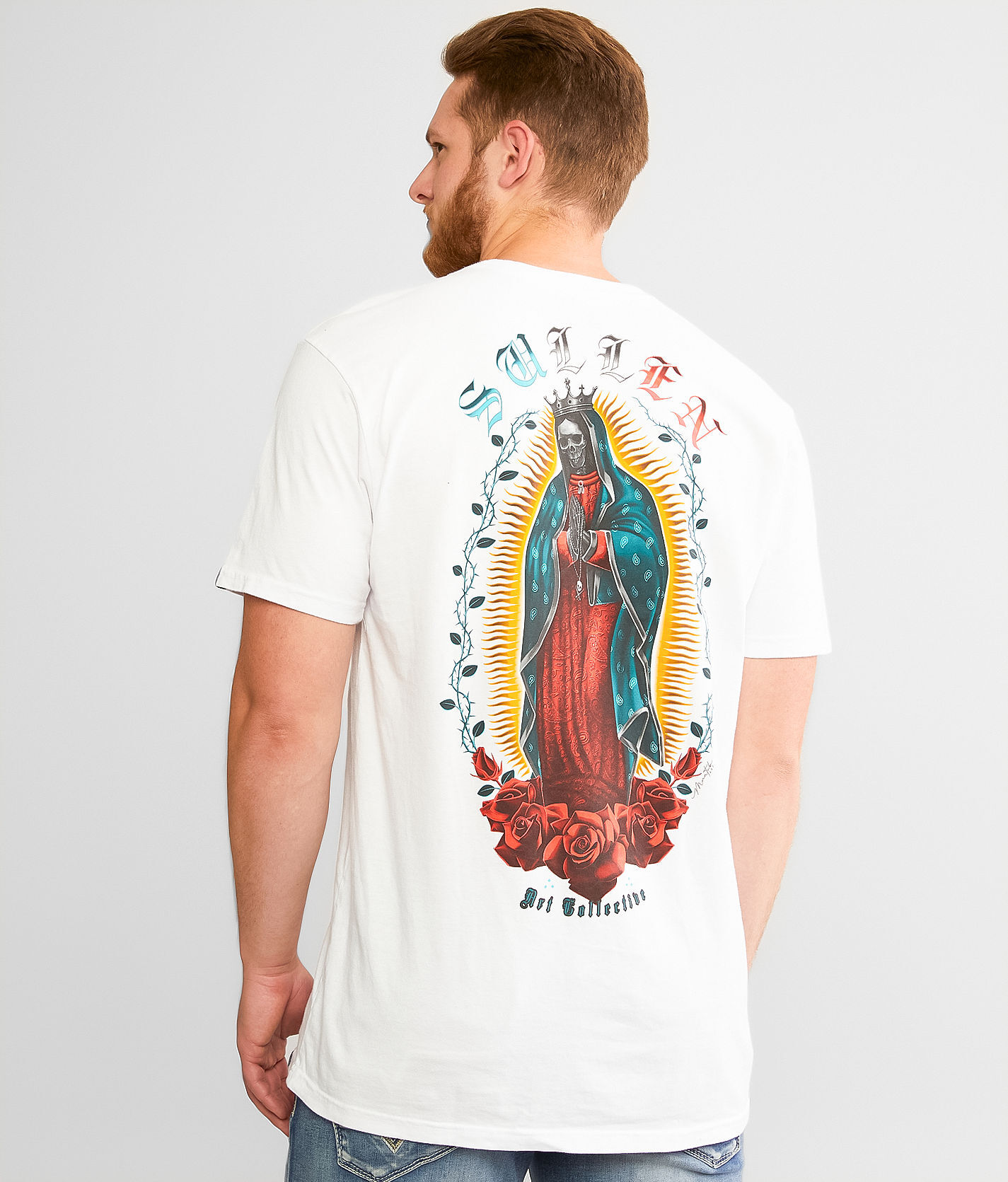 Sullen Madre Virgen T-Shirt  - White - male - Size: 3X-Large