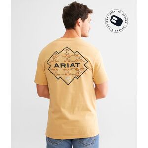 Ariat Southwest Hexa T-Shirt  - Yellow - male - Size: 2L