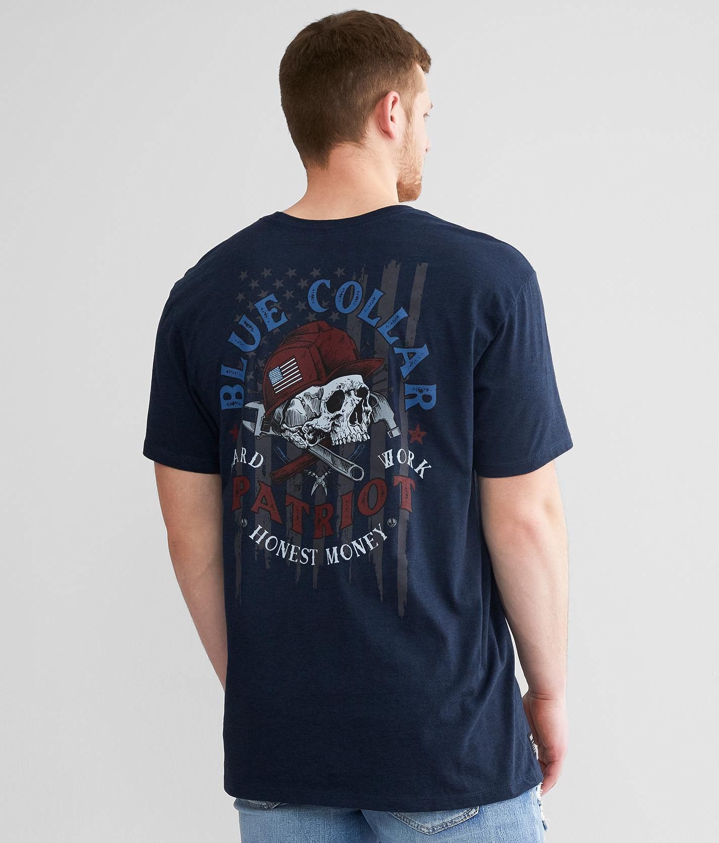 Howitzer Honest Money T-Shirt  - Blue - male - Size: Extra Large