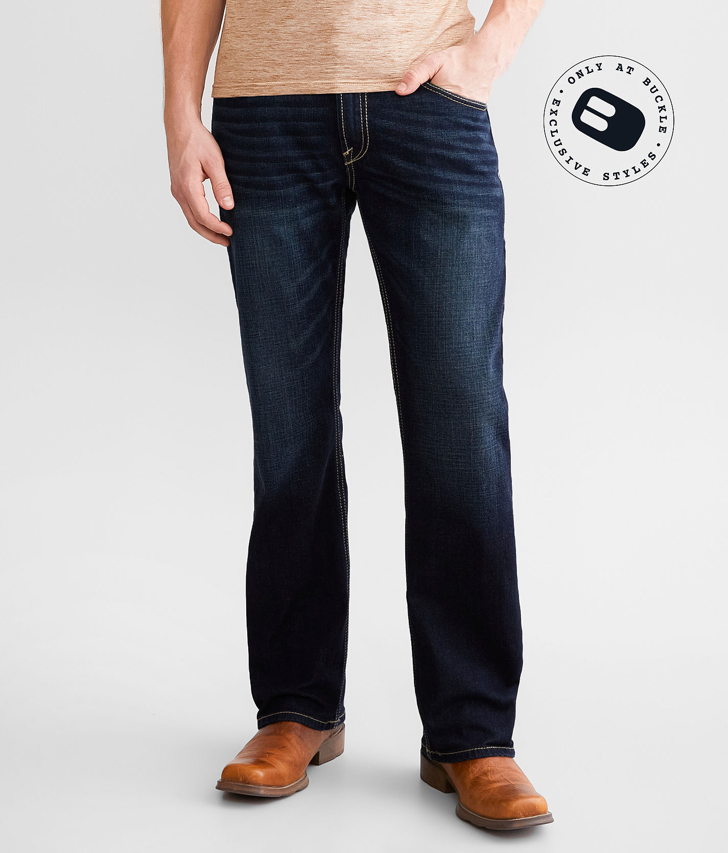 Ariat M5 Fairbanks Straight Stretch Jean  - male - Size: 38x32;Short;Long;Regular