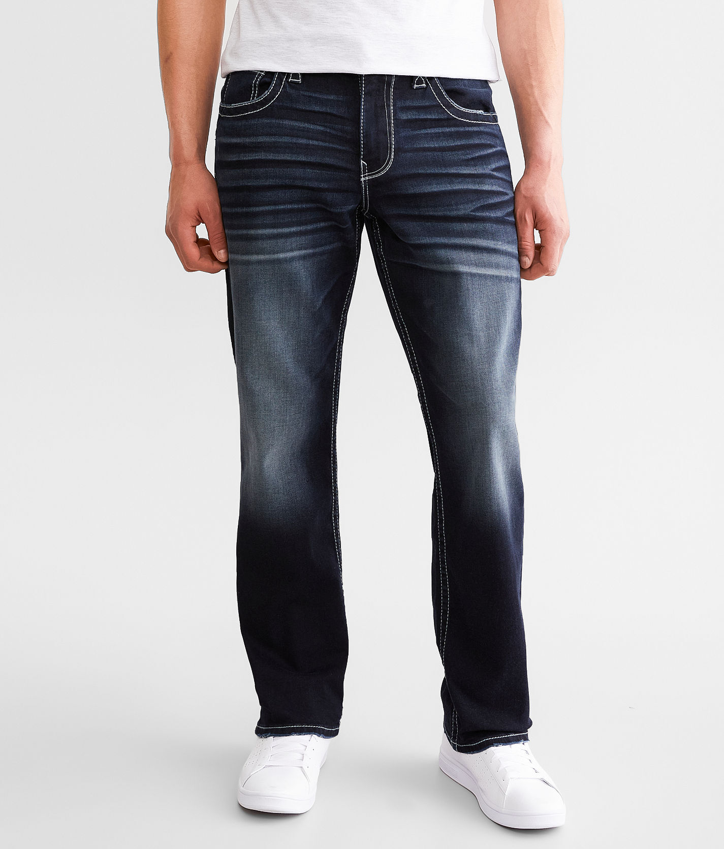 Buckle Black Eleven Straight Stretch Jean  - male - Size: 40x34;Regular;Long;Short;X-Long