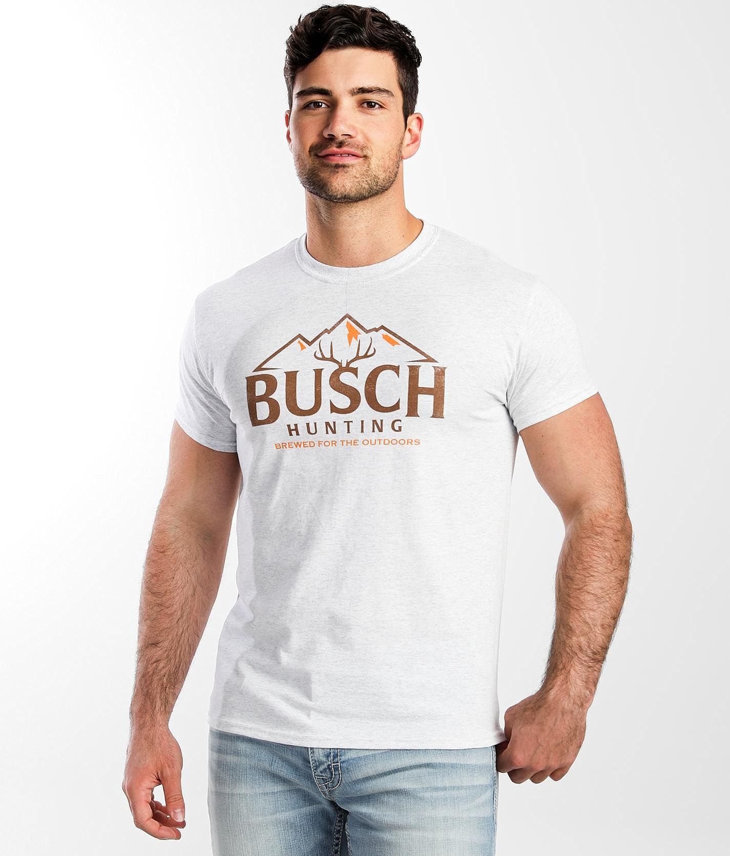 Brew City Busch Hunting T-Shirt  - Grey - male - Size: Small