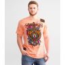 Affliction Silent Attack T-Shirt  - Orange - male - Size: 3X-Large