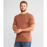 Veece Uncharted Split T-Shirt  - Brown - male - Size: Extra Large