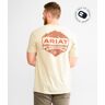 Ariat Rocky Mountain T-Shirt  - Cream - male - Size: Medium