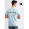 Ariat Minimal Premium T-Shirt  - Blue - male - Size: Large