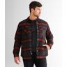 Dakota Grizzly Tobias Flannel Shacket  - Grey;Red - male - Size: Medium