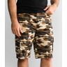 Buckle Black Jeff Camo Cargo Short  - Brown - male - Size: 36x14" Inseam