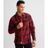 Jetty Arbor Flannel Shirt  - Red - male - Size: Medium