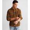 Jetty Horizon Flannel Shirt  - Brown - male - Size: Small