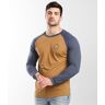 RVCA Centers T-Shirt  - Brown;Blue - male - Size: 2L