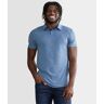 BKE Walker Performance Stretch Polo  - Blue - male - Size: 2L