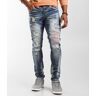 Industrial Indigo Skinny Stretch Jean  - male - Size: 34x34;Regular;Short;Long