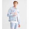 Eternity Floral Denim Jacket  - Blue - male - Size: 2L