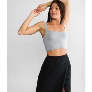 Free People Scoop Neck Brami  - Grey - female - Size: Medium