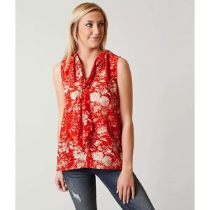 Lucky Brand Floral Tank Top  - Red - female - Size: Small