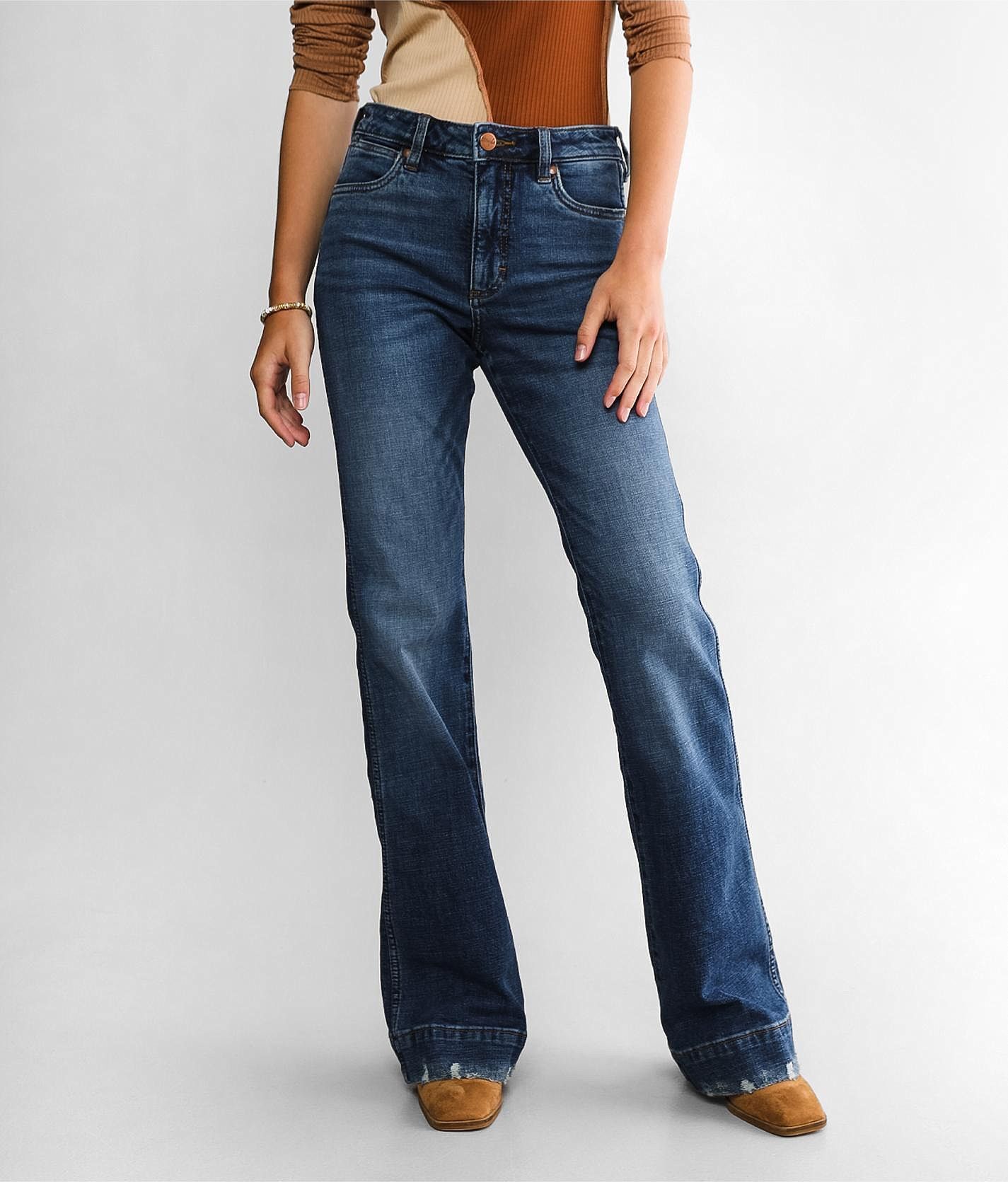 Wrangler Retro&#174 Trouser Stretch Jean  - female - Size: 27x30;Long;Short;Regular
