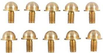 Brownells Shotgun Sight Bead Kit "c" With Shoulders - Shotgun Sight Bead #12 Refill Sights Brass 10 Pack