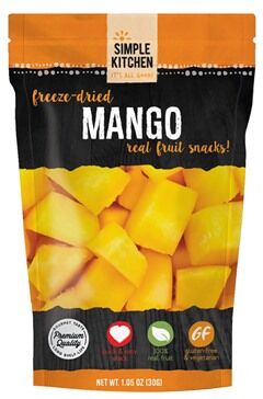 Simple Kitchen Freeze-Dried Mango - Freeze-Dried Mango 6 Pack