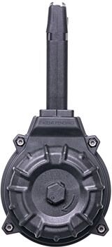 Pro Mag Drum Magazine For Glock 17/19 9mm - 50rd Drum Magazine For Glock 17/19 9mm Polymer Black