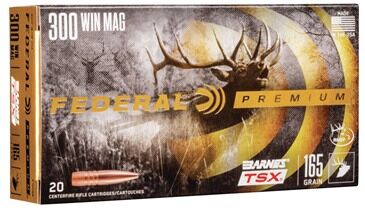 Federal Vital-Shok Ammo 300 Win Mag 180gr Hp - 300 Winchester Magnum 165gr Barnes Tsx 20/Box