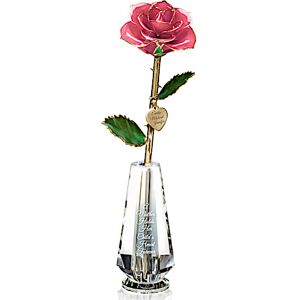 The Bradford Exchange Preserved Rose Centerpiece With Personalized Charm For Mom The Bradford Exchange Preserved Rose Centerpiece With Personalized Charm For Mom