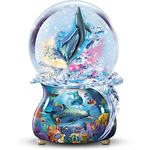The Bradford Exchange Dolphin Glitter Globe With Music And Color-Changing Lights The Bradford Exchange Dolphin Glitter Globe With Music And Color-Changing Lights