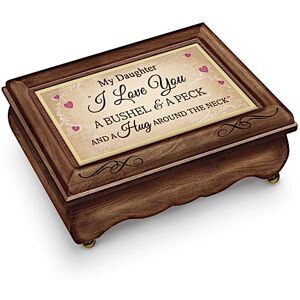 The Bradford Exchange Music Box For Daughter Plays A Bushel And A Peck The Bradford Exchange Music Box For Daughter Plays A Bushel And A Peck