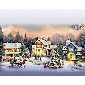Hawthorne Village Thomas Kinkade Holiday Village Collection: Lights And Music Hawthorne Village Thomas Kinkade Holiday Village Collection: Lights And Music