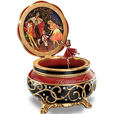 The Bradford Exchange Music Box: Clara And The Nutcracker Heirloom Music Box The Bradford Exchange Music Box: Clara And The Nutcracker Heirloom Music Box