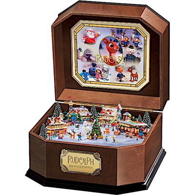 The Bradford Exchange Music Box: Rudolph The Red-Nosed Reindeer Music Box The Bradford Exchange Music Box: Rudolph The Red-Nosed Reindeer Music Box
