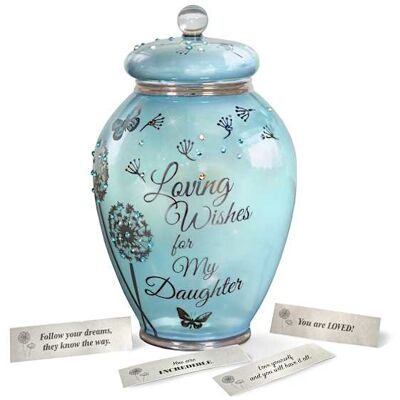 The Bradford Exchange Loving Wishes For My Daughter Heirloom Porcelain Musical Wish Jar The Bradford Exchange Loving Wishes For My Daughter Heirloom Porcelain Musical Wish Jar