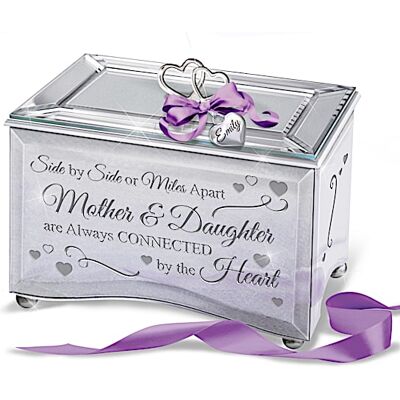 The Bradford Exchange Mother & Daughter Always Connected Personalized Music Box The Bradford Exchange Mother & Daughter Always Connected Personalized Music Box