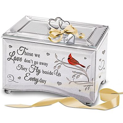 The Bradford Exchange Always Beside Me Personalized Music Box With Cardinal Art The Bradford Exchange Always Beside Me Personalized Music Box With Cardinal Art