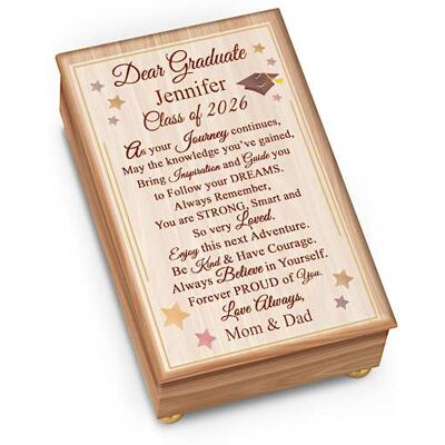 The Bradford Exchange Congratulations, Graduate Personalized Heirloom Music Box The Bradford Exchange Congratulations, Graduate Personalized Heirloom Music Box