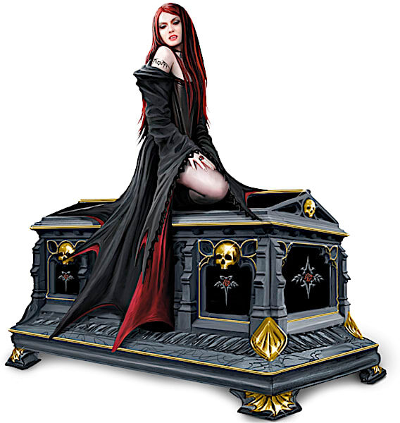 The Bradford Exchange Love Without End: Gothic Vampire Music Box