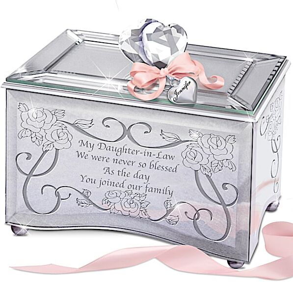 The Bradford Exchange Music Box: My Daughter-In-Law, I Love You Personalized Music Box