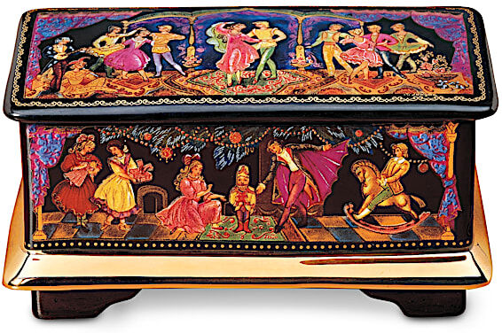 The Bradford Exchange Music Box: The Nutcracker Russian Ballet Music Box