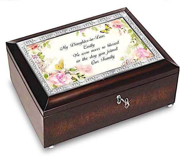 The Bradford Exchange My Daughter-In-Law, We Were Never So Blessed Personalized Music Box