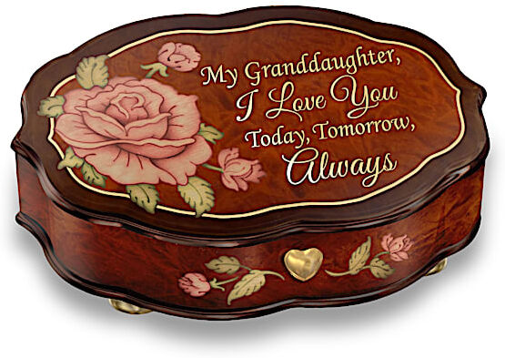 The Bradford Exchange Love You Always Swiss-Inspired Music Box For Granddaughter