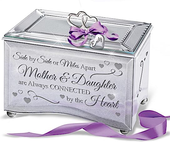 The Bradford Exchange Mother & Daughter Always Connected Personalized Music Box