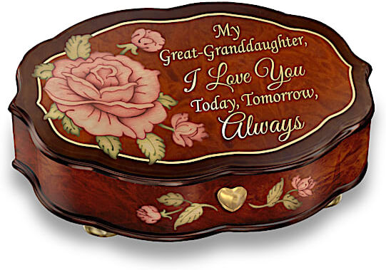 The Bradford Exchange Swiss-Inspired Music Box For Great-Granddaughter