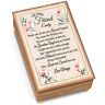 The Bradford Exchange Wooden Music Box Personalized With Your Friend's Name