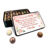 The Bradford Exchange 12 Deluxe Chocolate Truffles In 6 Different Varieties With A Floral Tin Gift Box Personalized With Your Daughter's Name - Person