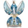 The Bradford Exchange Our Lady Of Lourdes Porcelain Egg Music Box With Faux Jewels